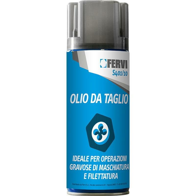 foto del prodotto fervi bomboletta spray olio da taglio 400ml foratura filettatura s401 10