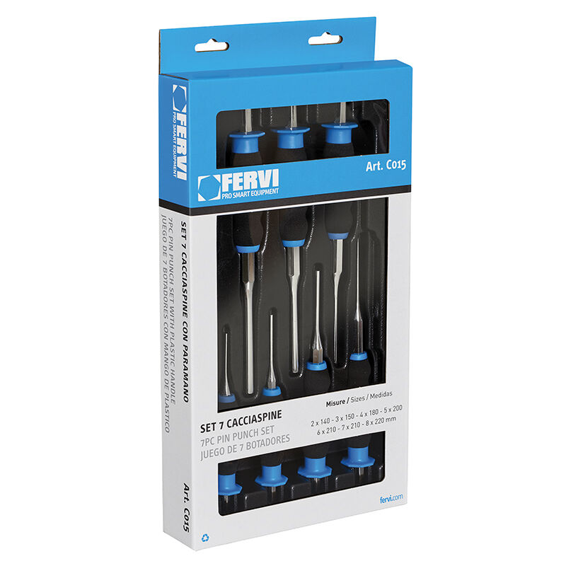 foto del prodotto fervi cacciaspina per spine elastiche con paramano 7 mm c015 7