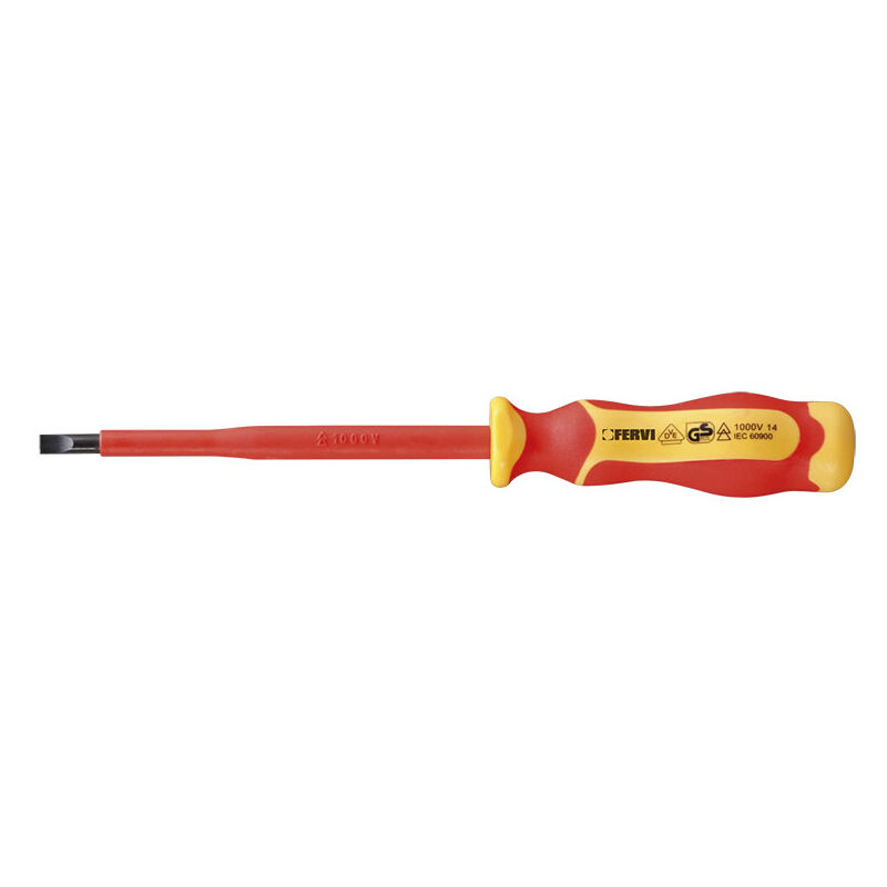 foto del prodotto fervi cacciavite giravite a taglio isolato 1000v 8 x 175 mm ci83 80175