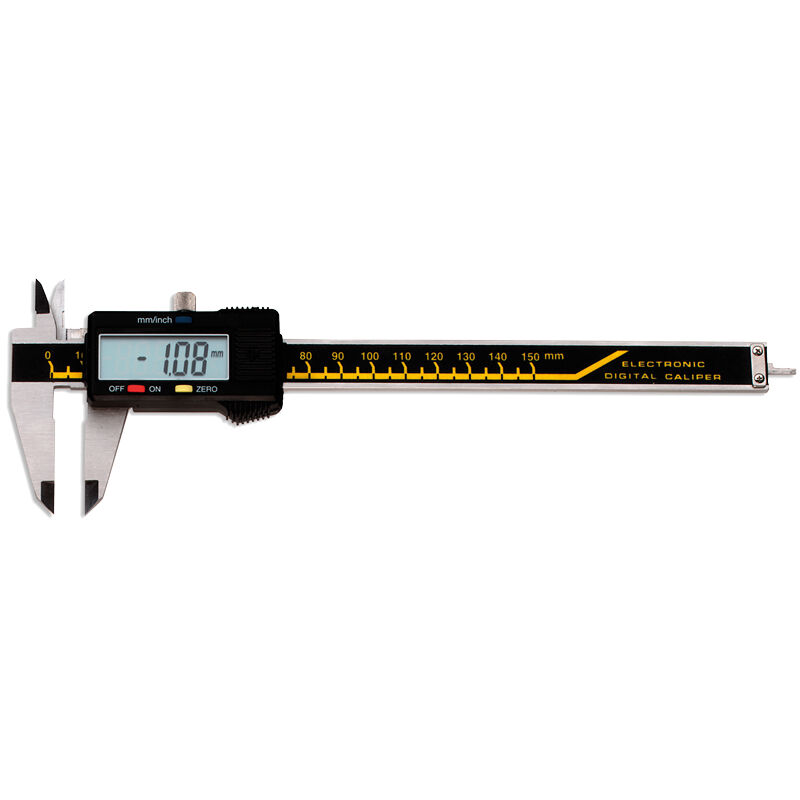 foto del prodotto fervi calibro digitale elettronico precisione centesimale 3 funzioni c041 150 mm