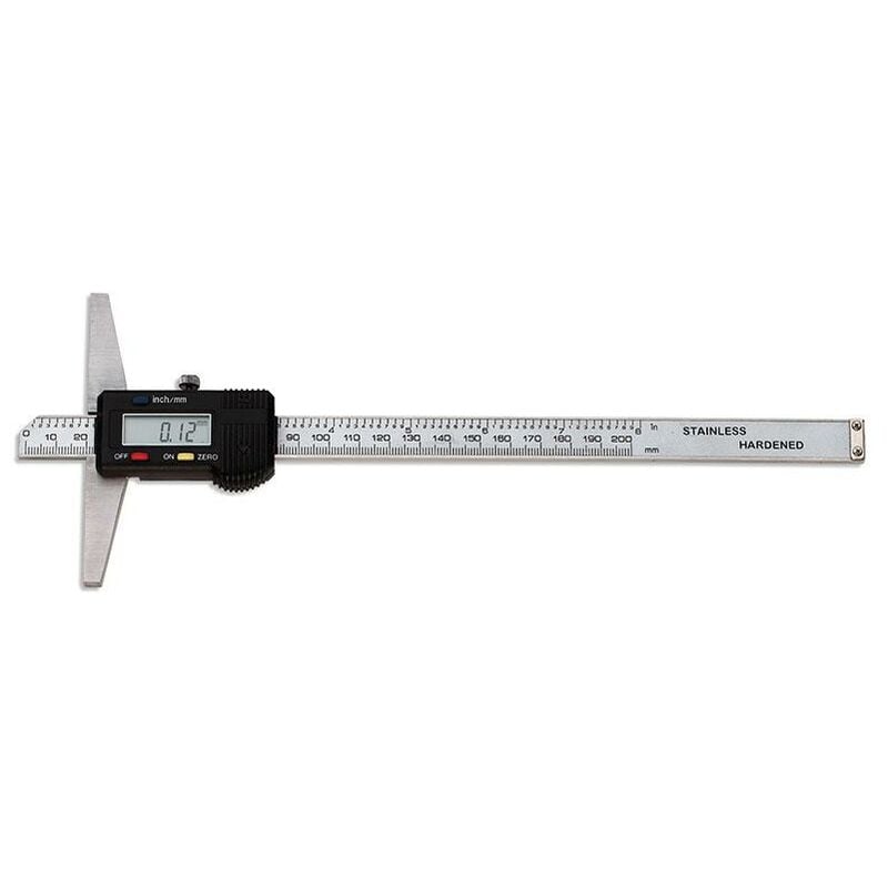 foto del prodotto fervi calibro elettronico digitale inox di profondita 200 mm c044 200