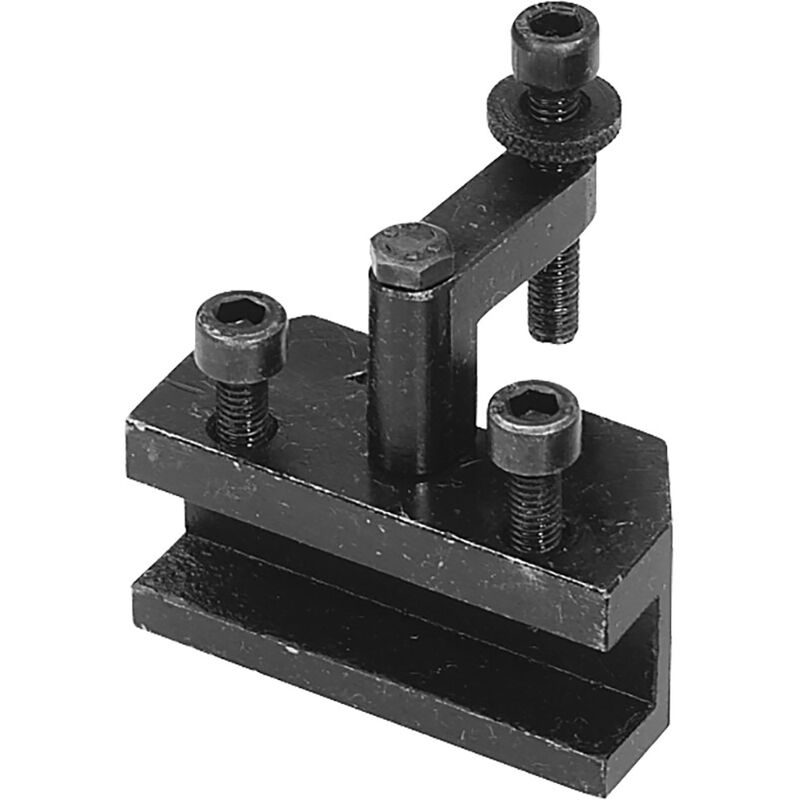 foto del prodotto fervi cartella portautensili a sede piana h 19 mm t00a1r pp per torretta cambio rapido t00a1r
