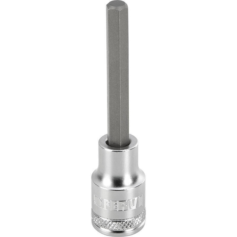 foto del prodotto fervi chiave a bussola con inserto lungo esagonale 4 mm 3 8 bn414l004a