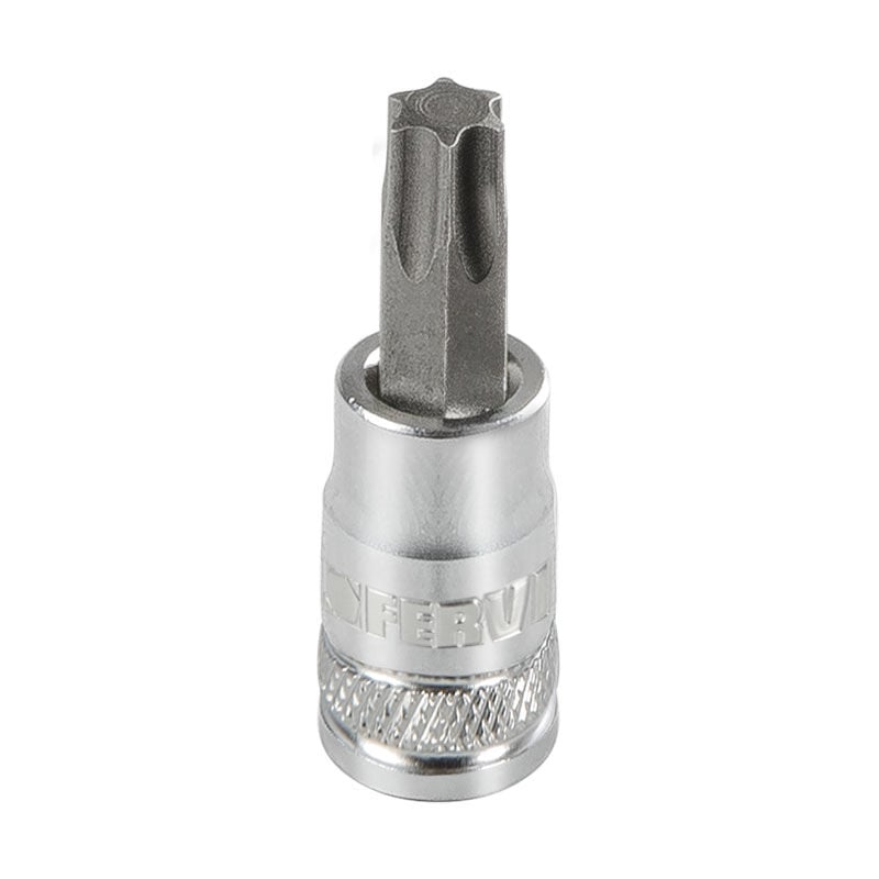 foto del prodotto fervi chiave a bussola con inserto torx t15 1 4 bn424n015a