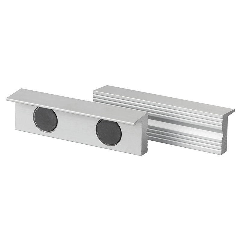 foto del prodotto fervi coppia copriganasce magnetiche in alluminio x morsa 125 mm 0520 125a