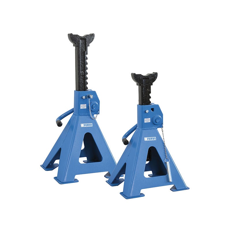 foto del prodotto fervi coppia di cavalletti da 3 ton. carrello auto 0069 3