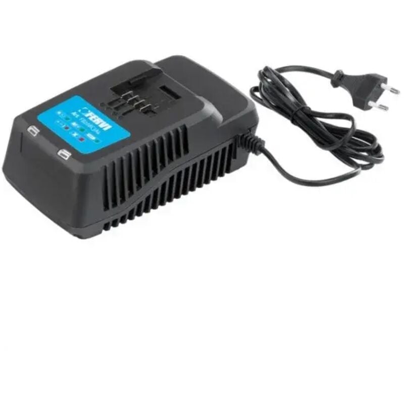 foto del prodotto fervi fb20bc3a4 k caricabatterie rapido 4a per batterie 20 v