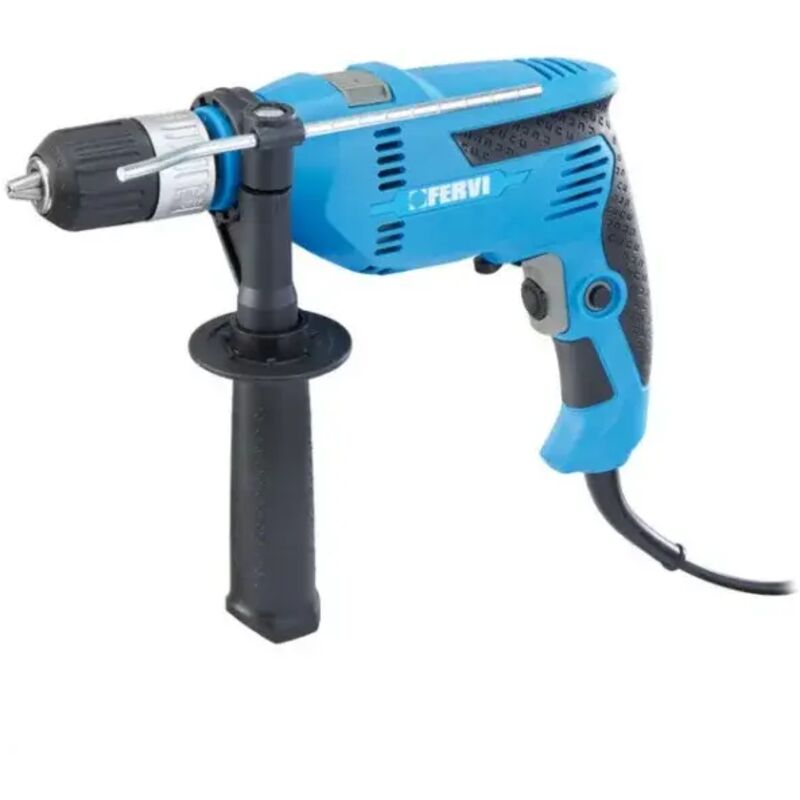 foto del prodotto fervi ffid06003a k trapano a percussione 600 w