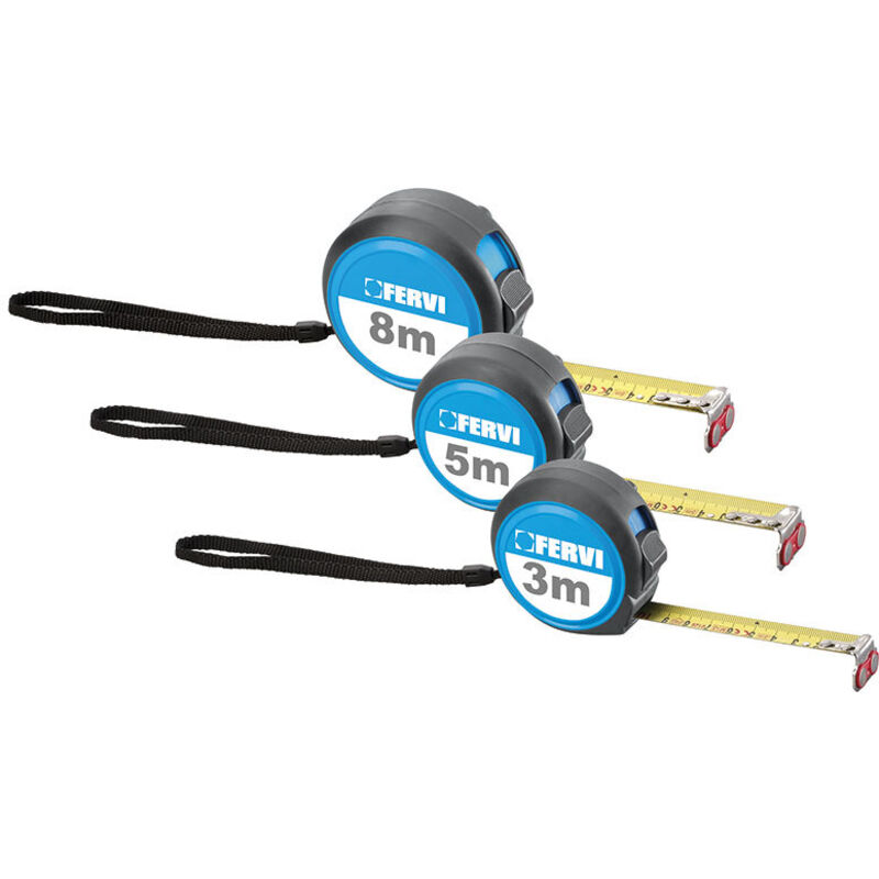 foto del prodotto fervi flessometro magnetico con freno 5mt f685