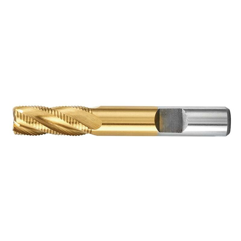 foto del prodotto fervi fresa a candela frontali 10 mm 4 tagli x sgrossatura acciaio f007 10