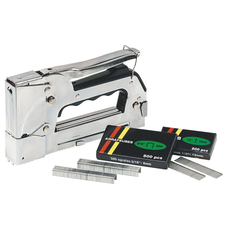 foto del prodotto fervi graffatrice chiodatrice manuale 0149
