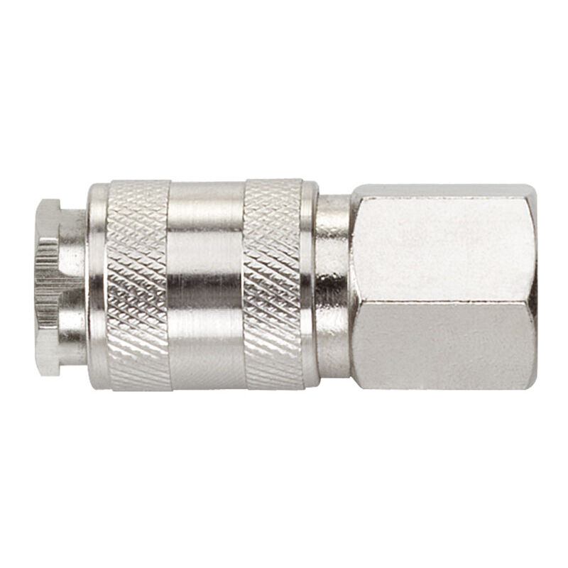 foto del prodotto fervi kit 2 rubinetti rapido universali filetto 3 8 femmina per aria compressa 0785 2f