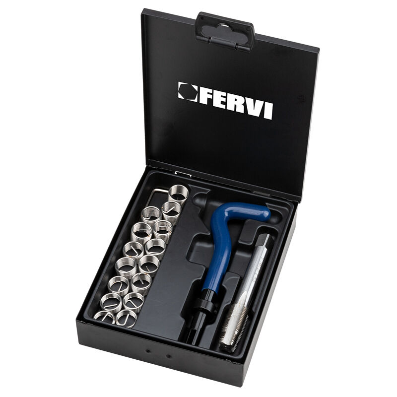 immagine 0 del prodotto fervi kit riparazione filetti metrico candele f coil m12x1,25 e011 m120x125c