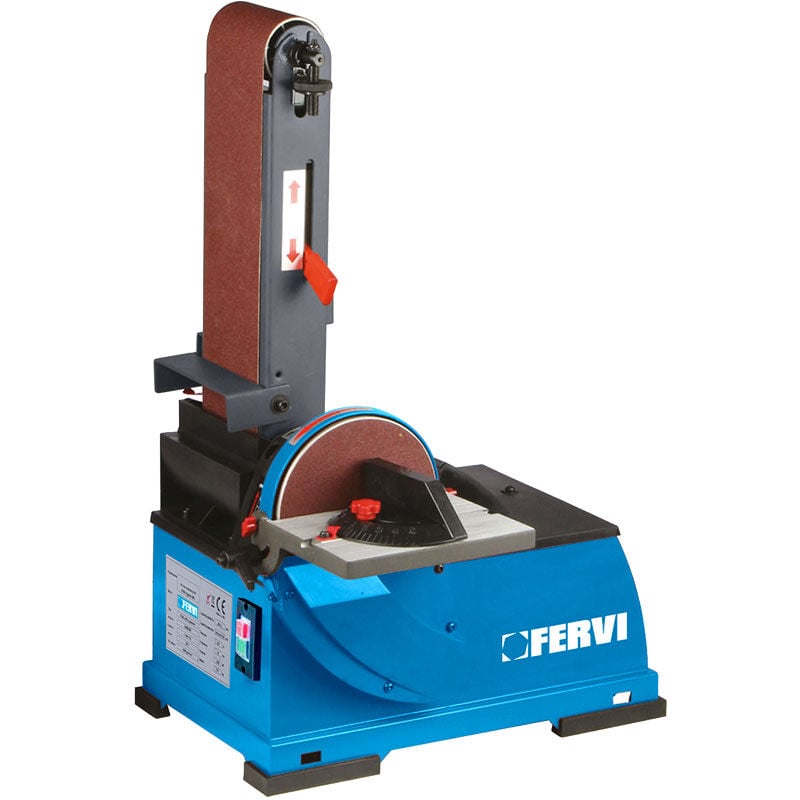 foto del prodotto fervi levigatrice combinata da banco a nastro e disco 914x150 mm 230v 0523