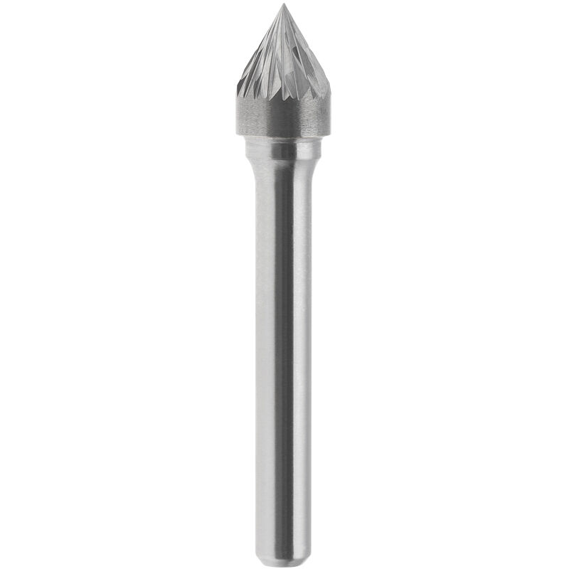foto del prodotto fervi lima rotativa hm conica 60 gradi incrociato 16x13 mm gambo 6 j16dc6