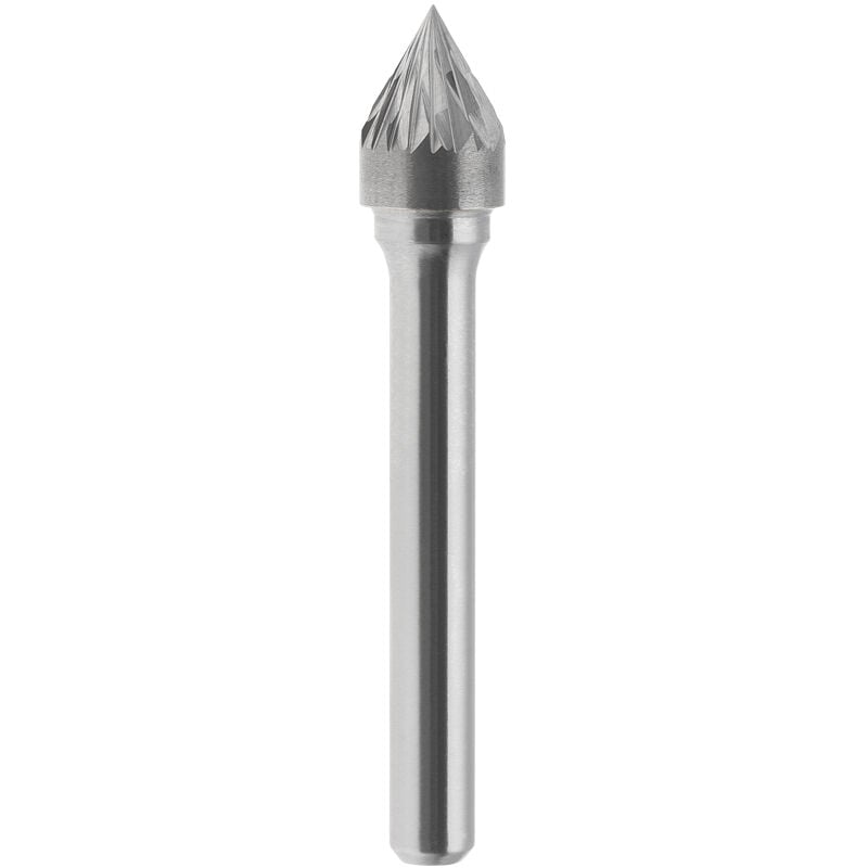 foto del prodotto fervi lima rotativa hm conica 60 gradi incrociato 6x5.2 mm gambo 6 j06dc6