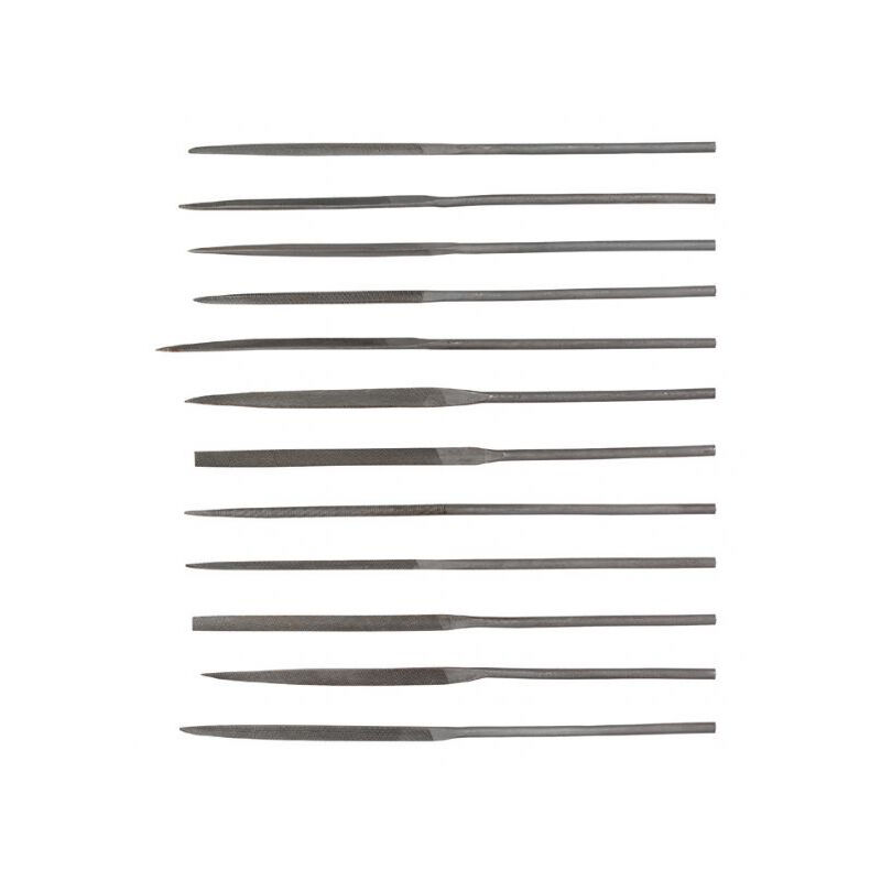 foto del prodotto fervi lime ad ago per metallo 3 x 140 mm 12pz 0214