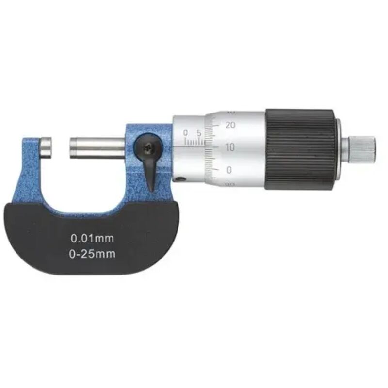 foto del prodotto fervi m022 00 25 micrometro per esterni centesimale 0 25 mm