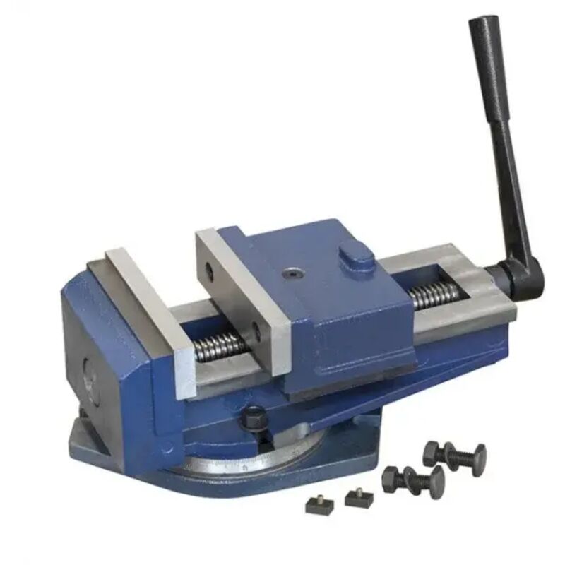 foto del prodotto fervi m024 136 morsa a macchina 170 mm con base girevole