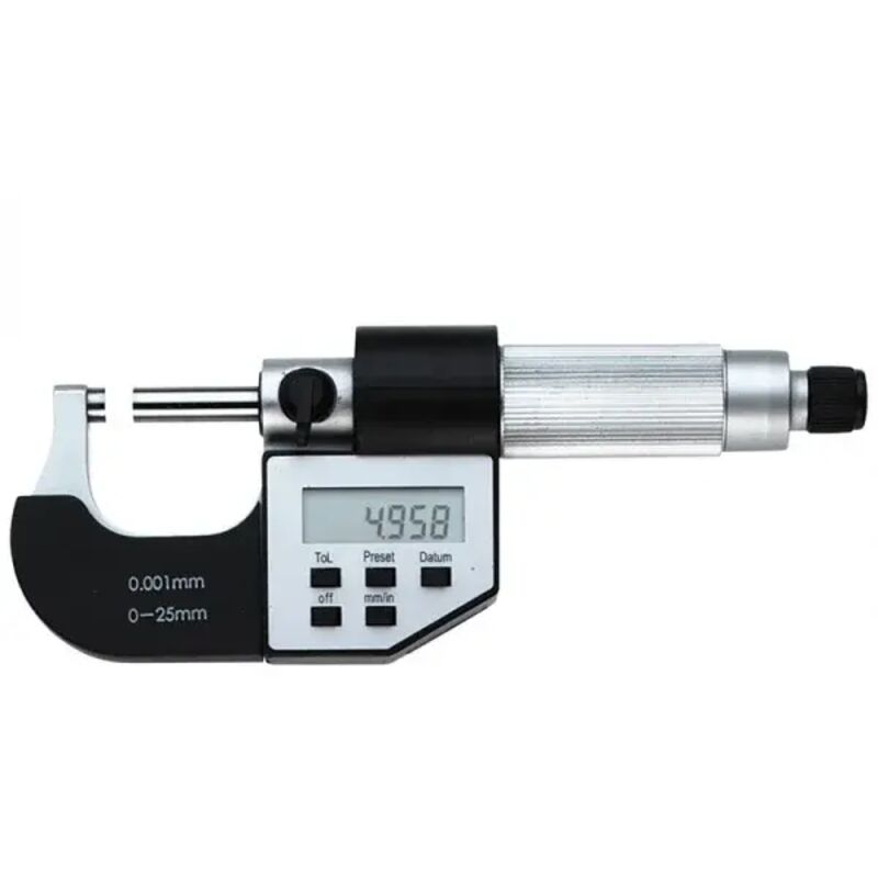 foto del prodotto fervi m026 0 25 micrometro digitale elettronico 0 25 mm