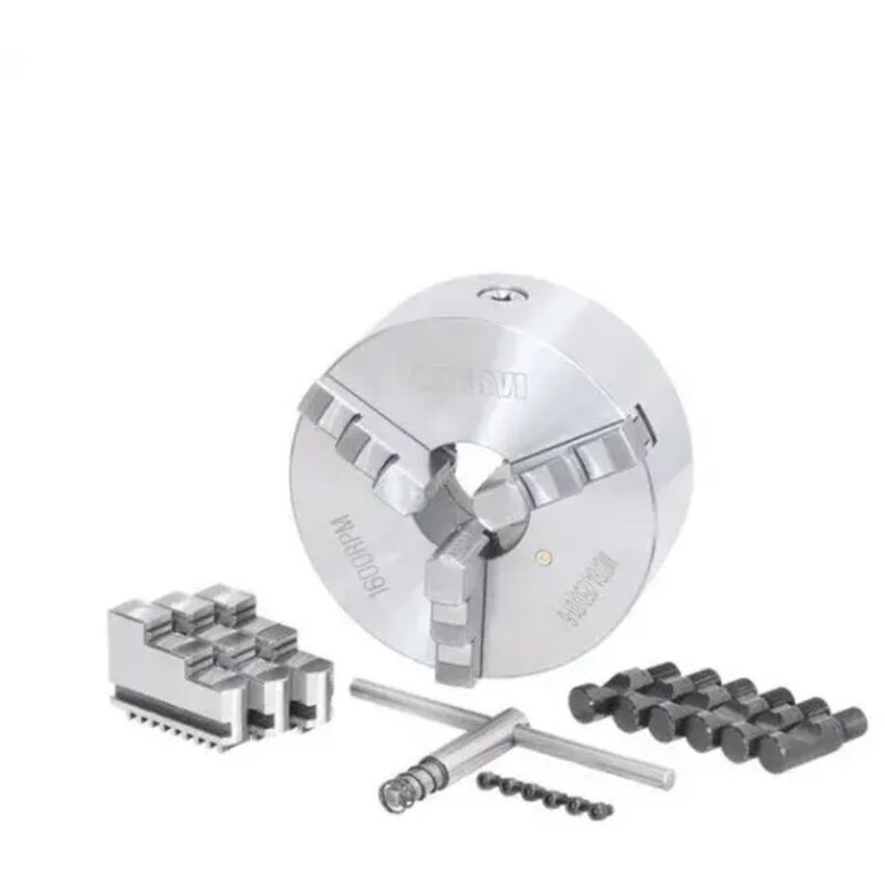 foto del prodotto fervi m078a 250 d1 6 mandrino camlock autocentrante di precisione a 3 3 griffe