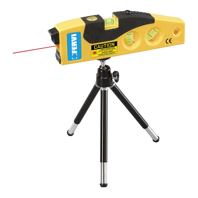 foto del prodotto fervi mini livella laser con trepiede 0449