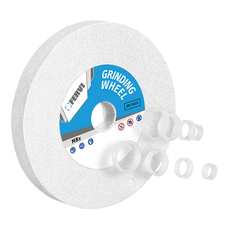 foto del prodotto fervi mola abrasiva x smerigliatrice 200 x 25 x 32 mm mb03 60