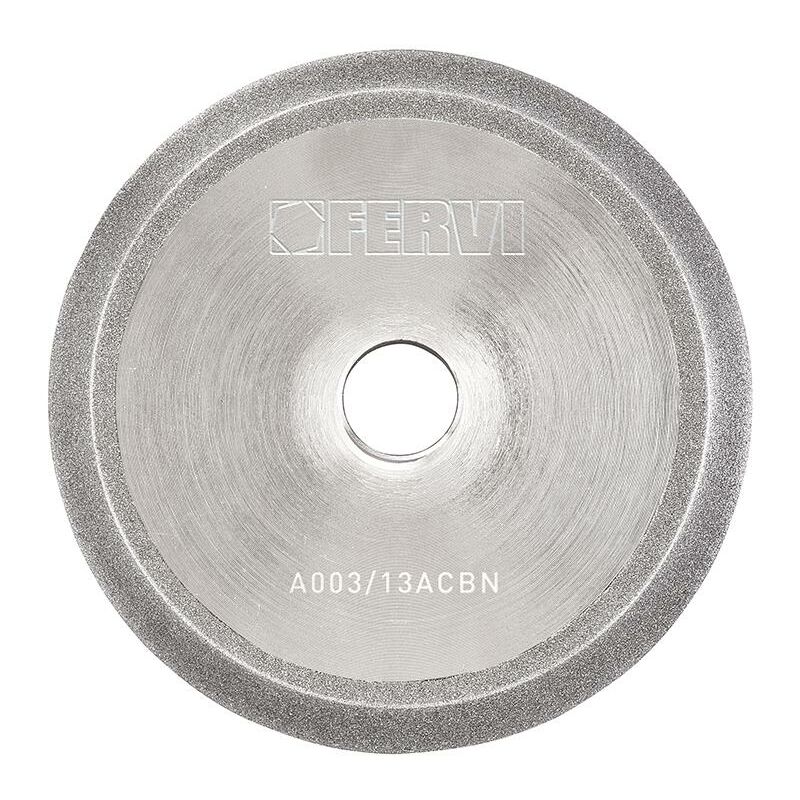 foto del prodotto fervi mola in cbn per punte in hss 78,5 mm x affilatrice a003 13acbn