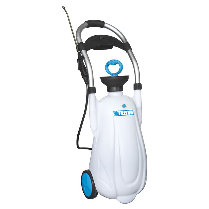 foto del prodotto fervi nebulizzatore spruzzatore spruzzino carrellato 16l lancia in ottone 0356