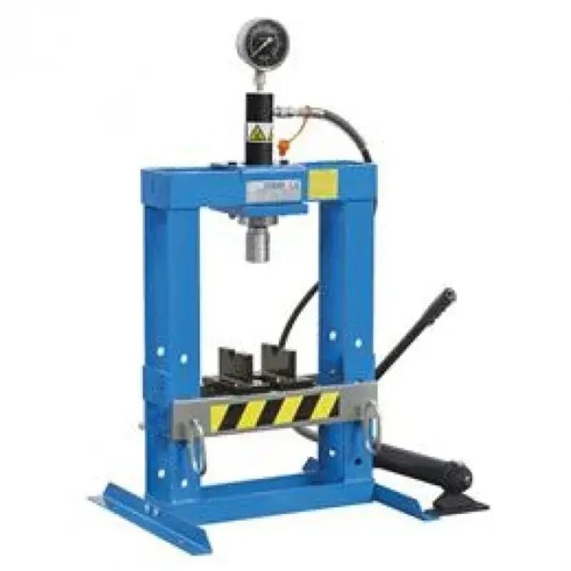 foto del prodotto fervi p001 10 pressa manuale idraulica 10t