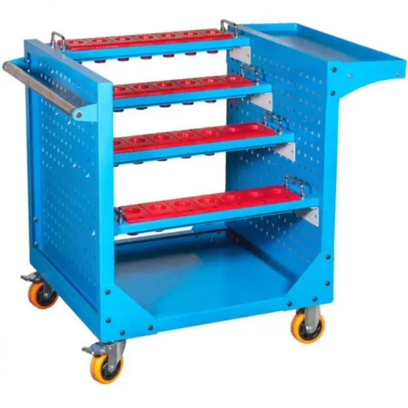 foto del prodotto fervi p440a carrello 28 portaconi con pareti fessurate