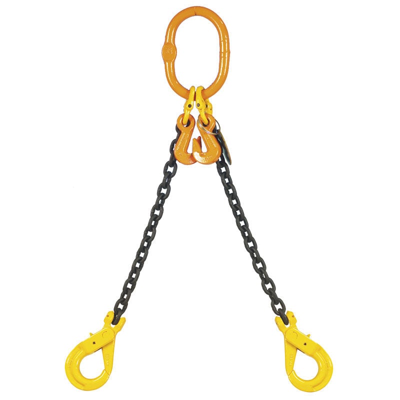 foto del prodotto fervi - pendenti tirante a catena 2 bracci 7 mm - 3000 mm - 2120 kg pdc2 7 3