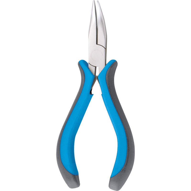 foto del prodotto fervi pinza a becchi curvi 125 mm per elettronica di precisione 0020 2