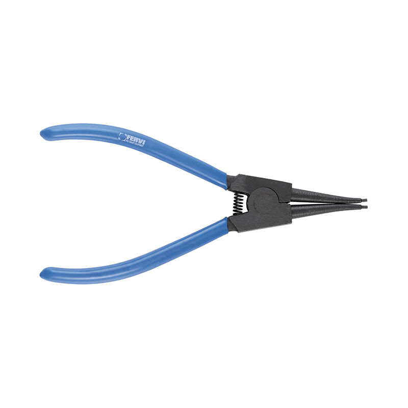 foto del prodotto fervi pinza dritta 160mm per anelli elastici seeger esterni 10 25 mm 0636