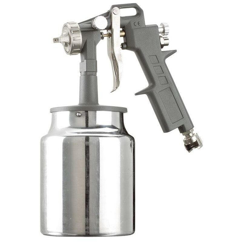 foto del prodotto fervi pistola aerografo vernice serbatoio inferiore 1 lt ugello 1.8 mm a162c
