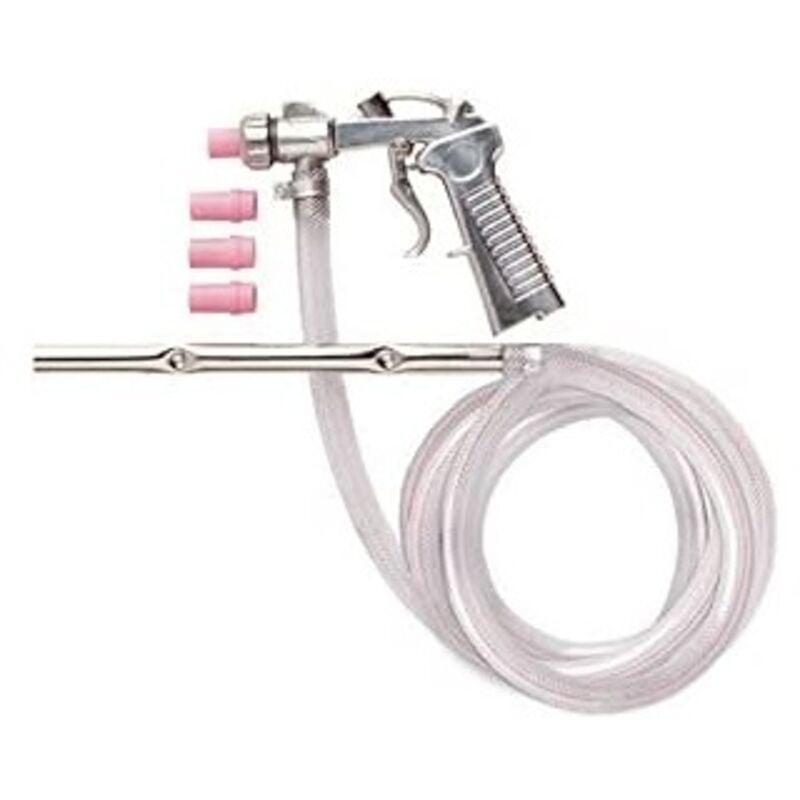 foto del prodotto fervi pistola sabbiatrice per sabbiare con ugelli in ceramica 4 5 6 7 mm 0290