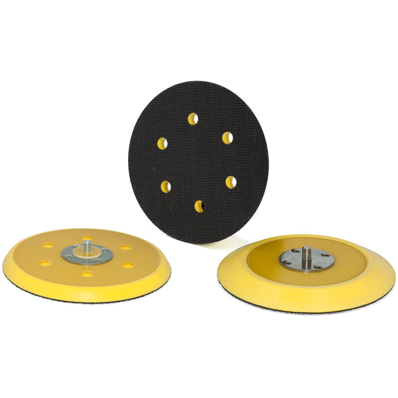 foto del prodotto fervi plattorello per levigatrici rotorbitali 125 mm 5 16 8 fori pfl125 10f8