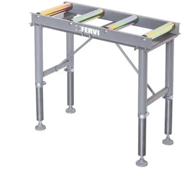 foto del prodotto fervi r001 04 rulliera con altezza regolabile 100x46 cm
