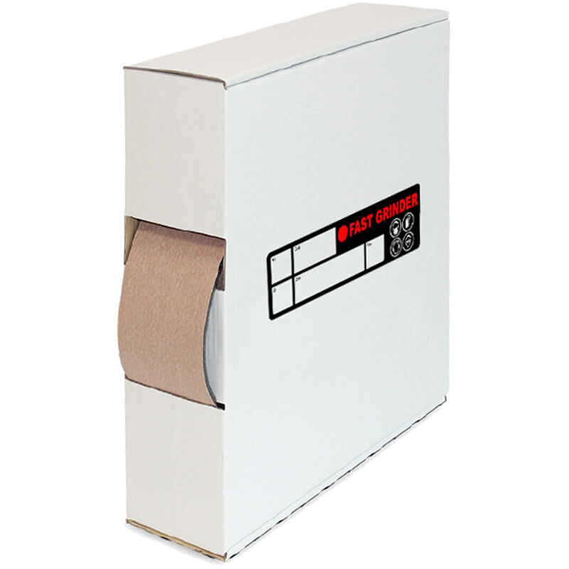 foto del prodotto fervi rotolo carta abrasiva anti spreco in spugna 115 mm x 25 mt grana 500