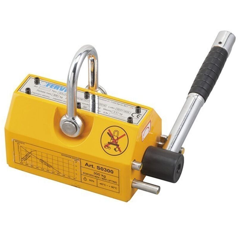 foto del prodotto fervi - s1000 sollevatore magnetico 1000 kg
