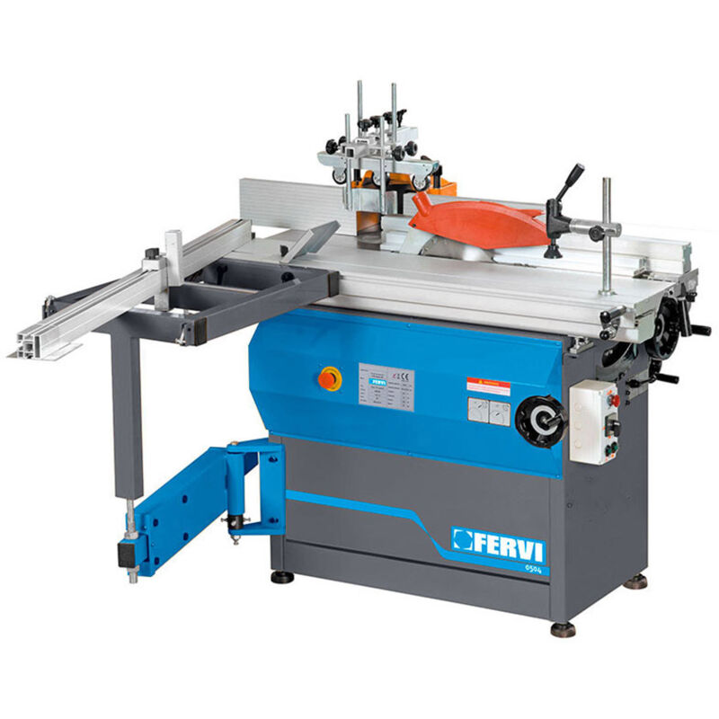 foto del prodotto fervi sega circolare 0504 a squadrare con toupie 2 x 230v 2.2kw