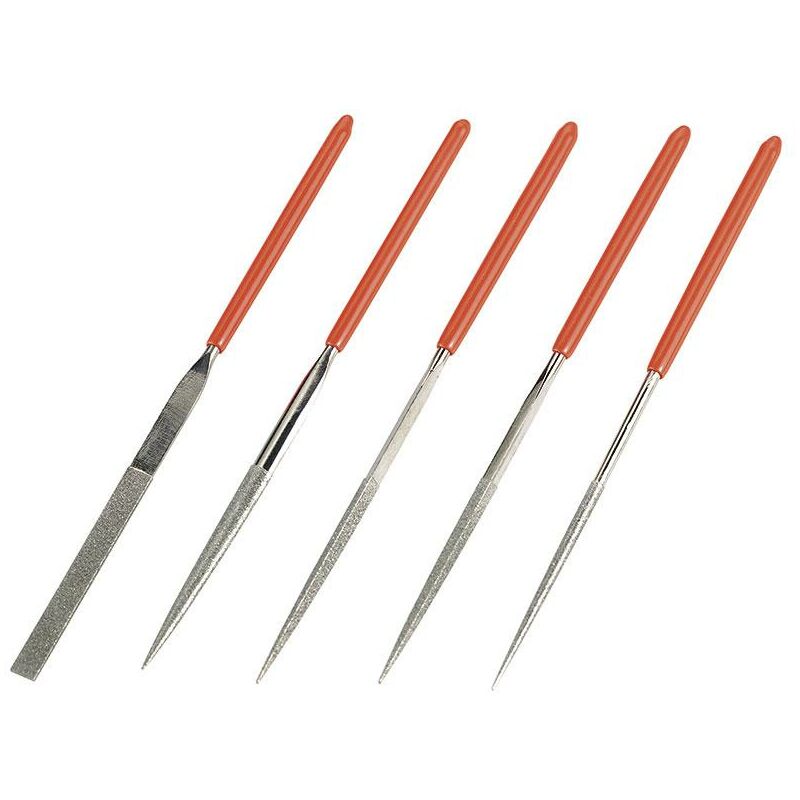 foto del prodotto fervi serie 5 lime ago in diamantate 140 mm l013