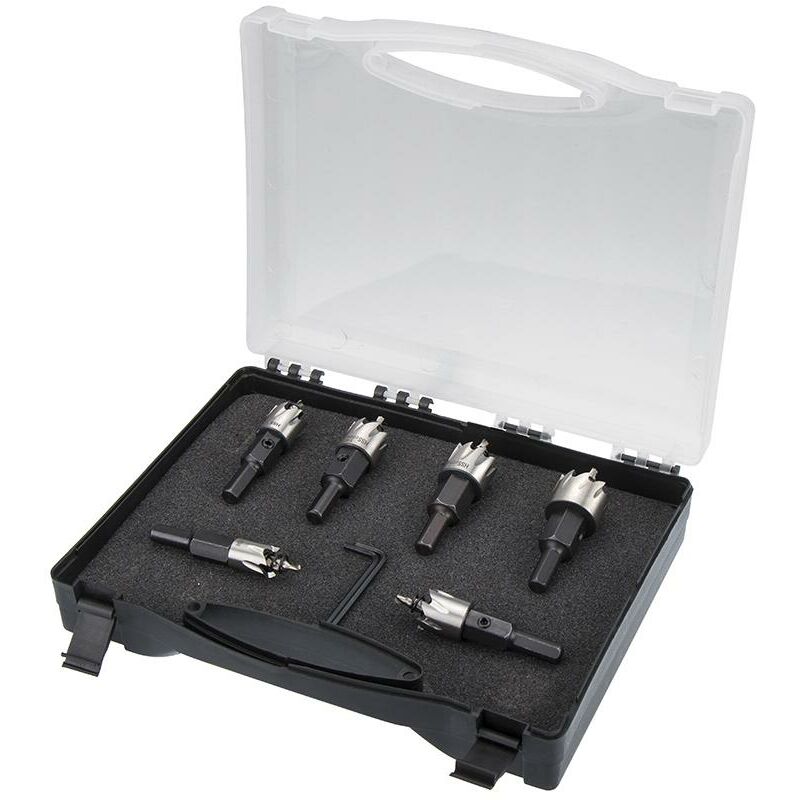 foto del prodotto fervi serie 6 frese a tazza hss 16 30 mm x metallo f015 006s
