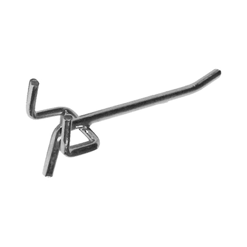 foto del prodotto fervi serie ganci g130 per pannello forato 10 pezzi lunghezza 155 mm