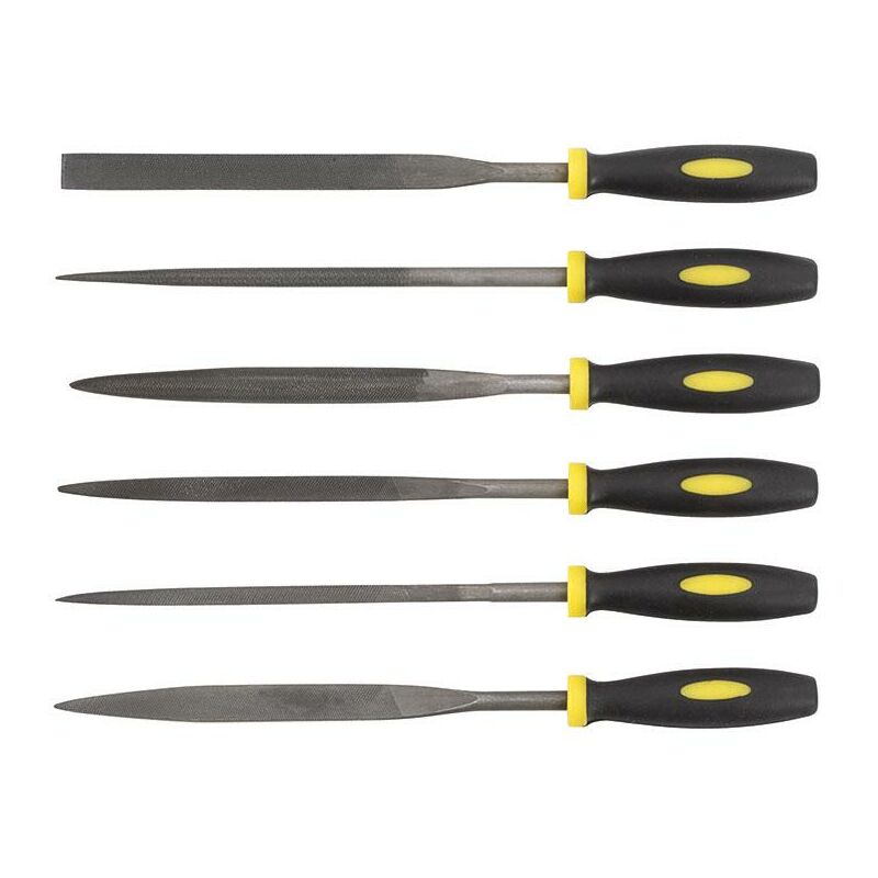 foto del prodotto fervi serie lime per acciaio 180 mm 0219