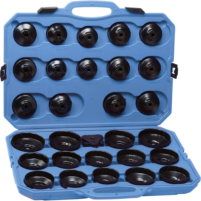 foto del prodotto fervi set 28 pz chiavi per filtri olio 3 8 0018 30