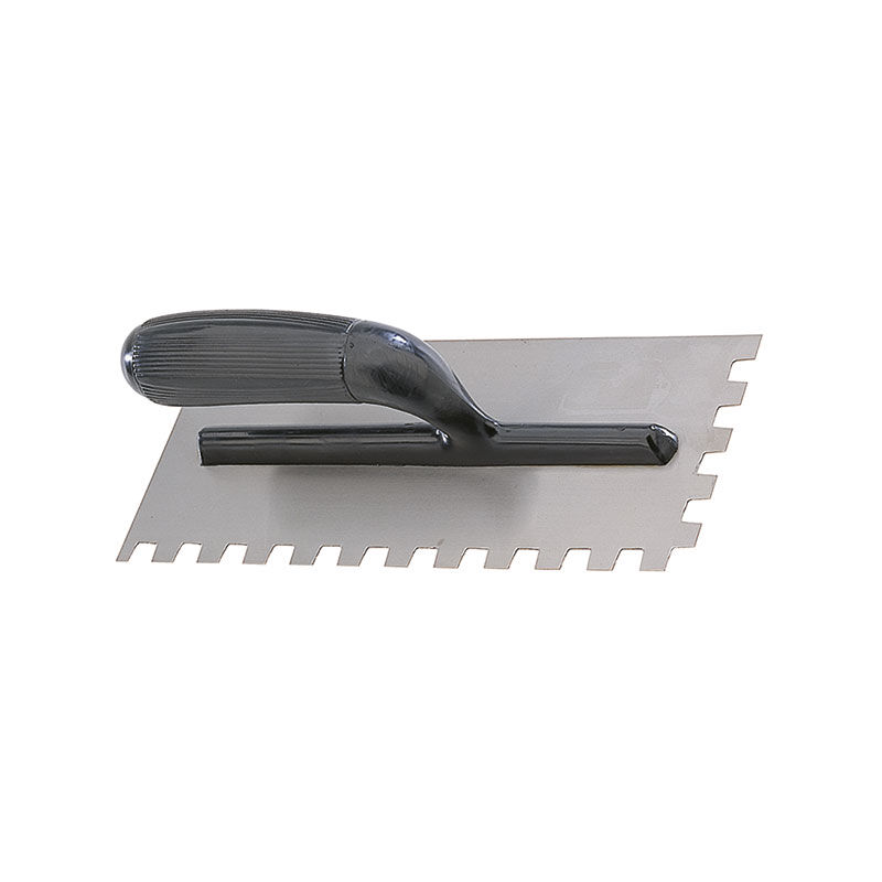foto del prodotto fervi spatola dentata per colla stuccatori 280 x 120 mm con manico 0823