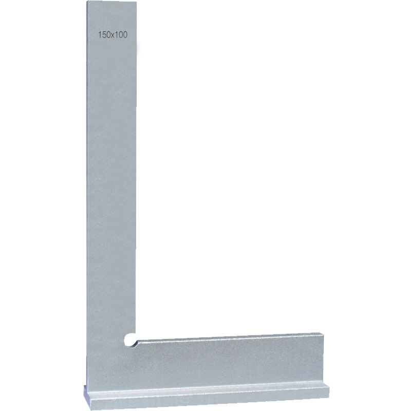 foto del prodotto fervi squadra a 90 gradi in acciaio 100x70 mm cappello s051 100