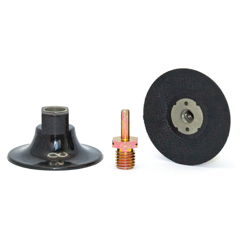 foto del prodotto fervi supporto in gomma 70mm per dischi abrasivi fast lock sff075 m14