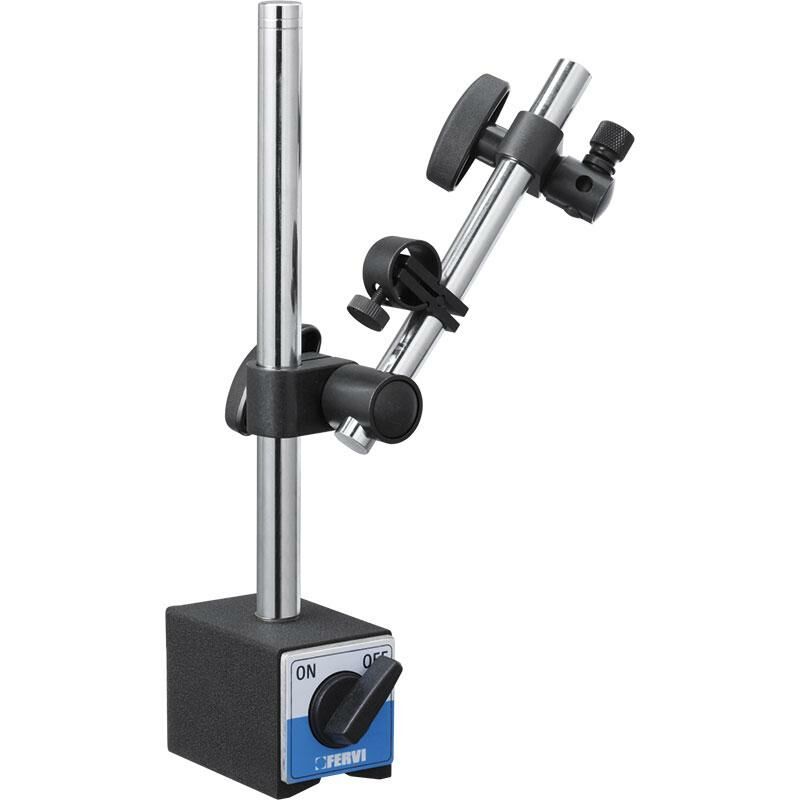 foto del prodotto fervi supporto magnetico porta comparatore con regolazione micrometrica s052 3